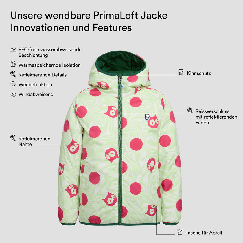 Glow wendbare PrimaLoft Jacke