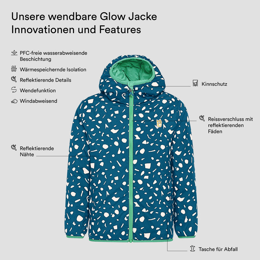 Glow wendbare PrimaLoft Jacke