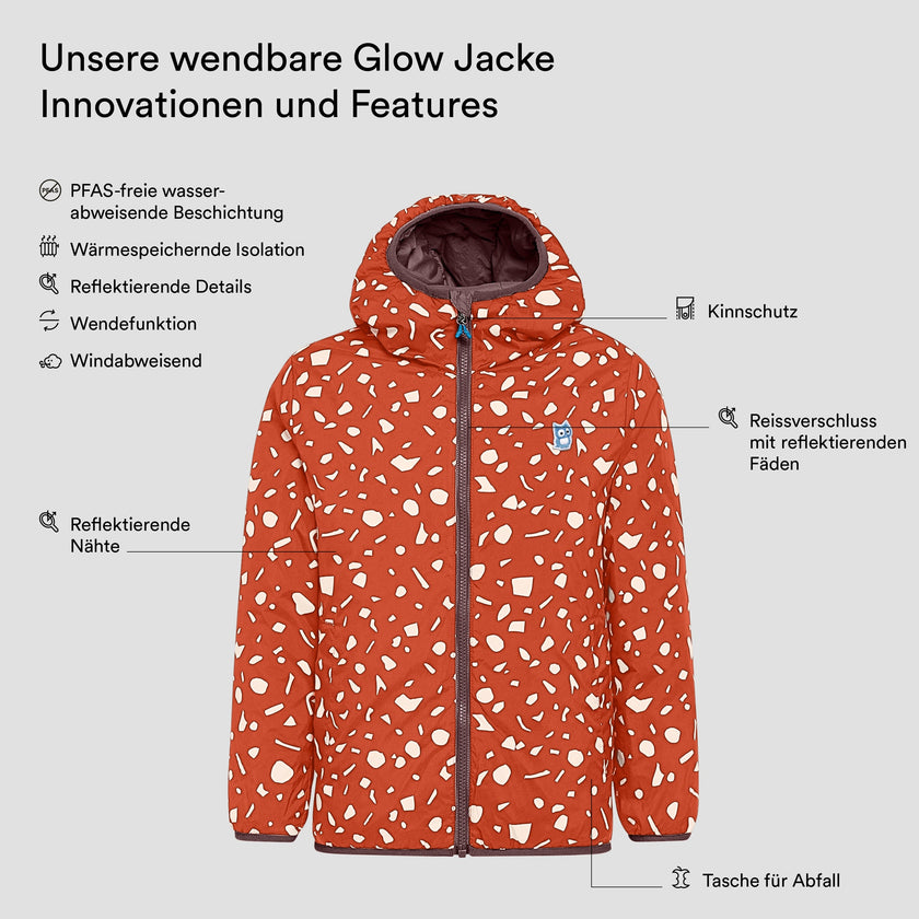Glow wendbare PrimaLoft Jacke