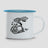 Kopi Emaille Tasse "Speed"