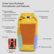 Leon Rucksack 20L - upcycled (4)