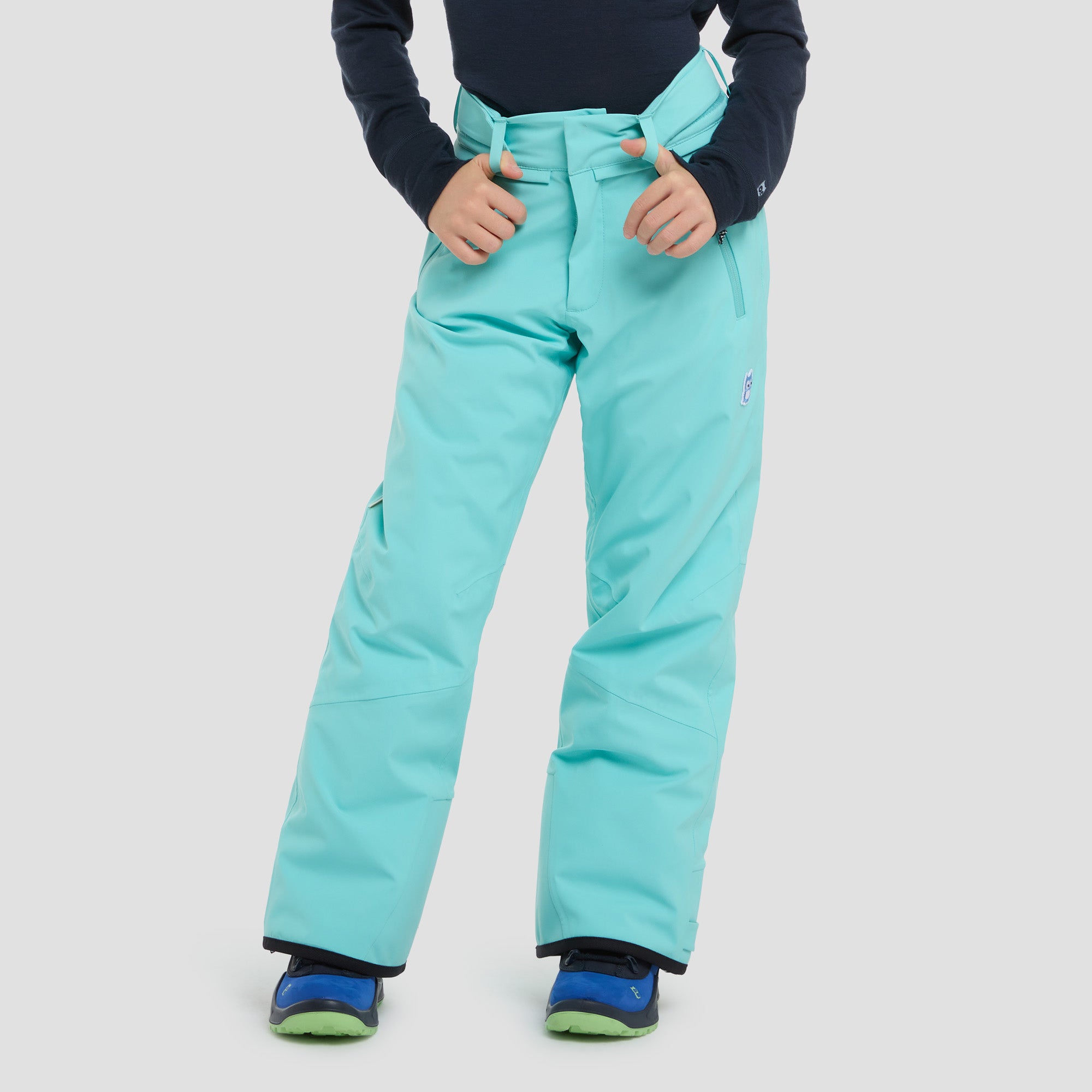 Kinder Skihose hellblau Lumi, warm wasserdicht namuk EU
