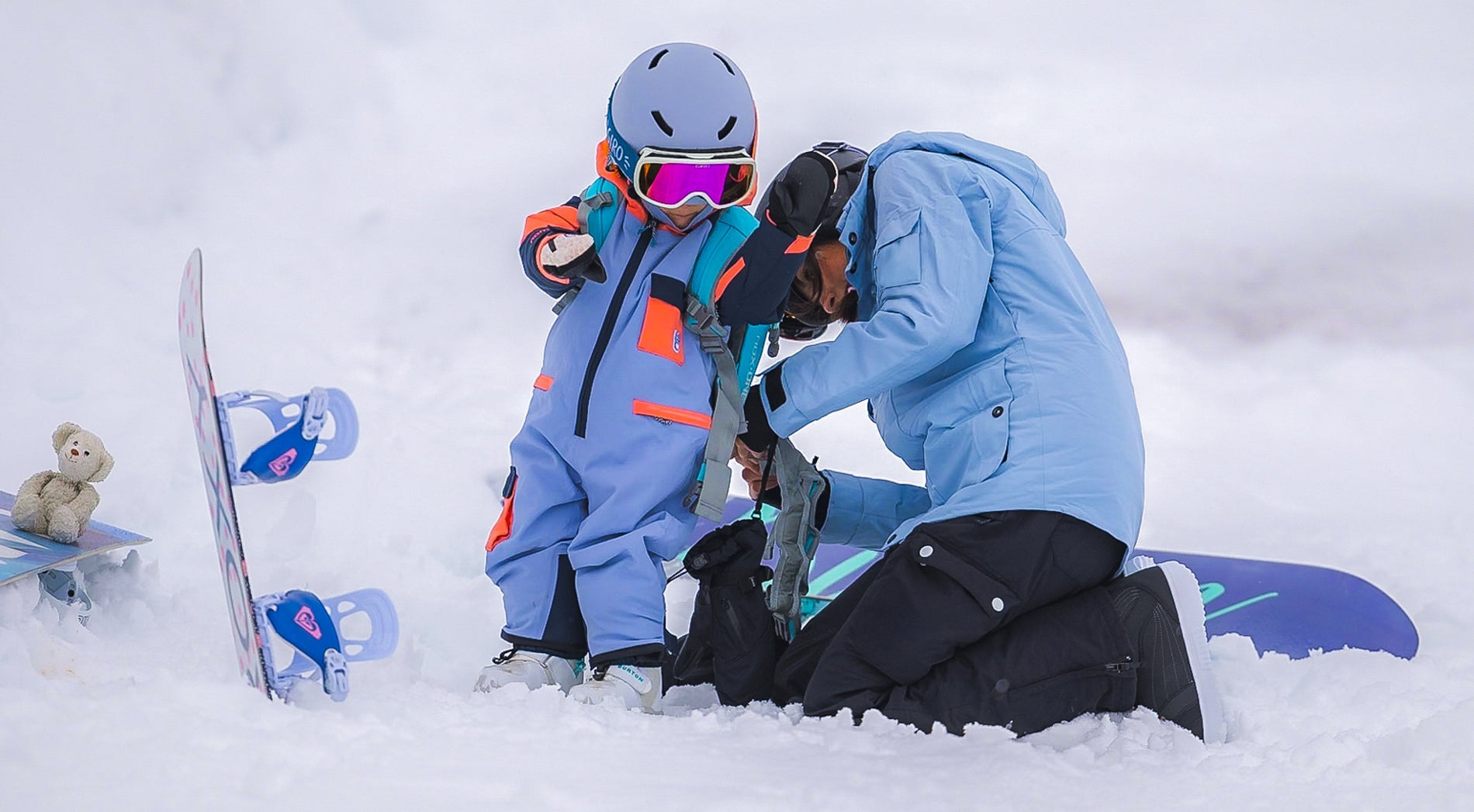 Kindern Snowboarden beibringen