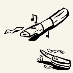 Carving a Marmot Whistle