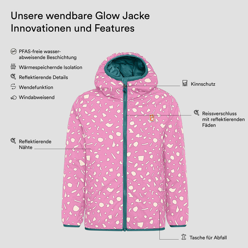 Glow wendbare PrimaLoft Jacke 