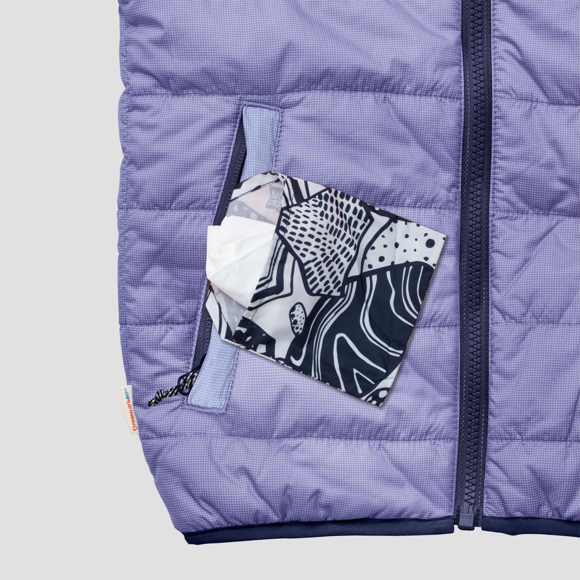 Glow wendbare PrimaLoft Jacke - upcycled (6)