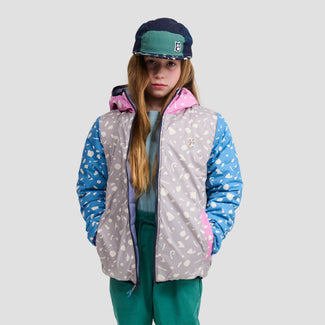 Glow wendbare PrimaLoft Jacke - upcycled
