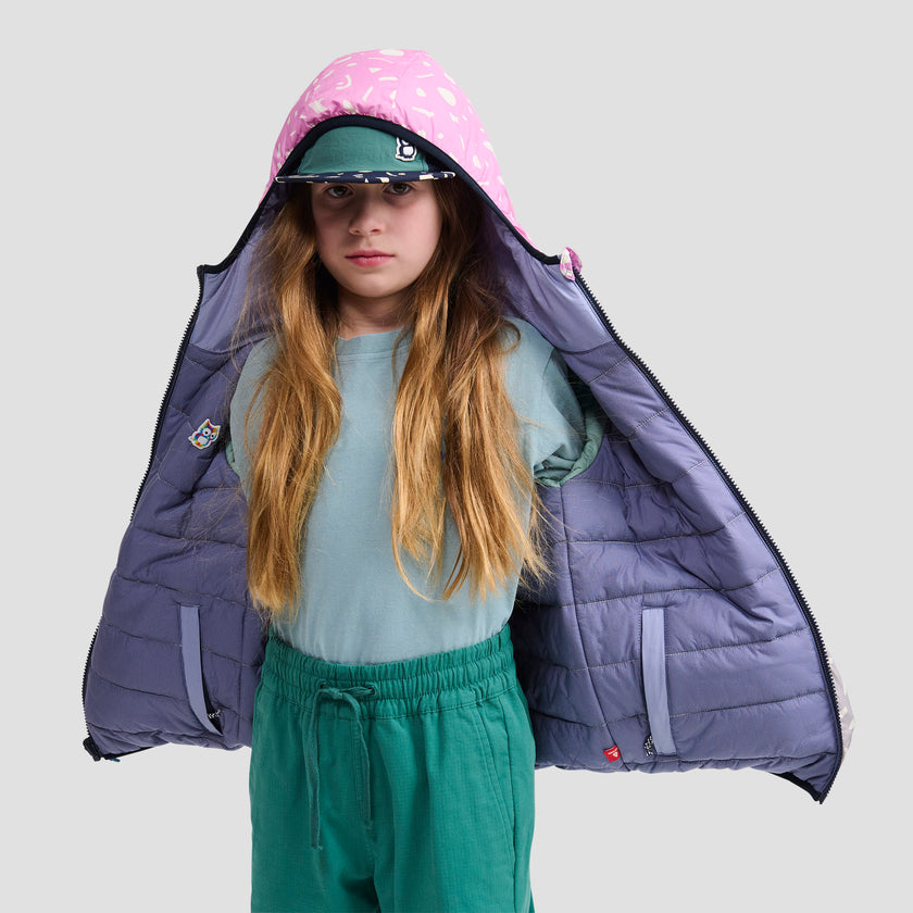 Glow wendbare PrimaLoft Jacke - upcycled (9)