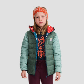 Glow wendbare PrimaLoft Jacke - upcycled