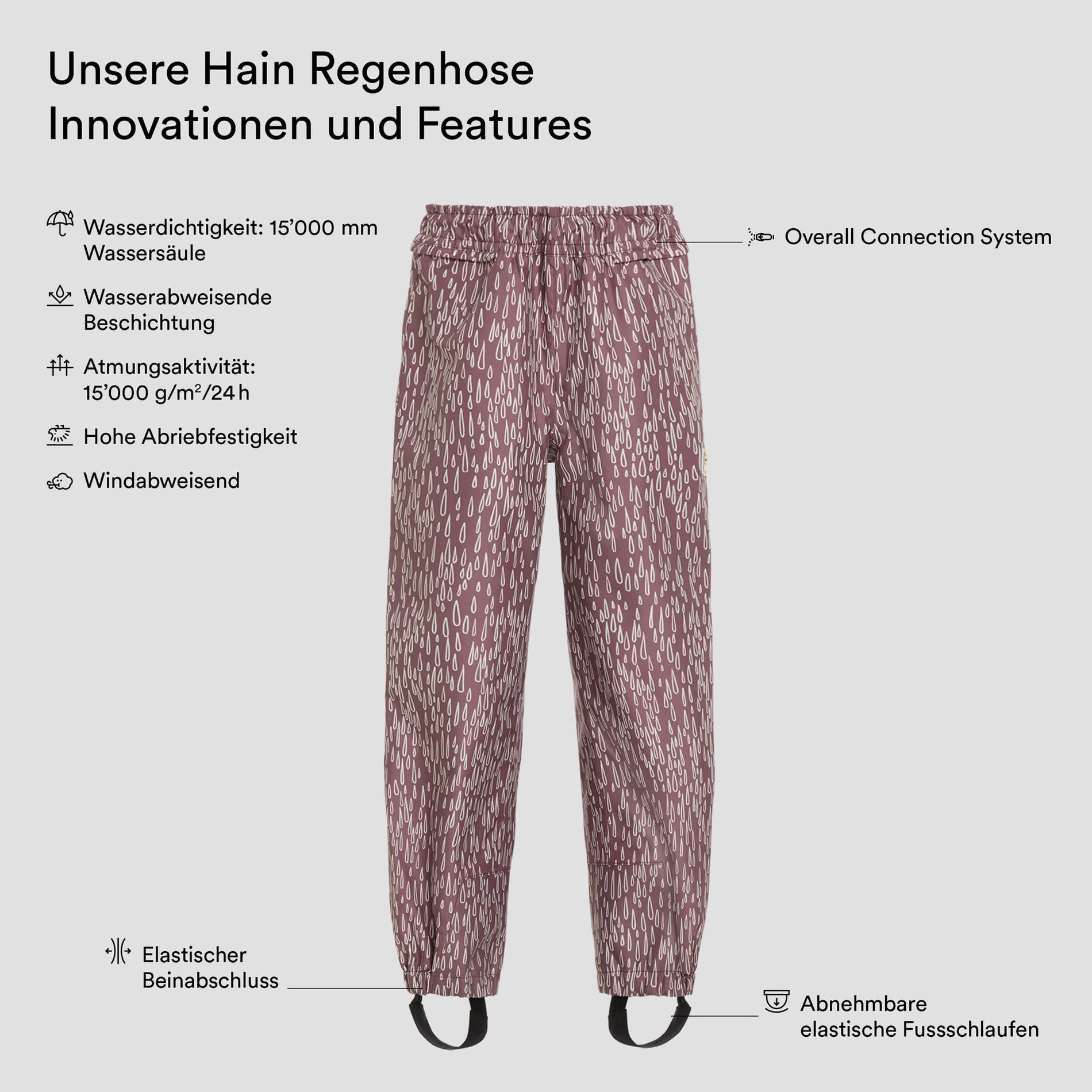 Hain Regenhose "Twine" (4)