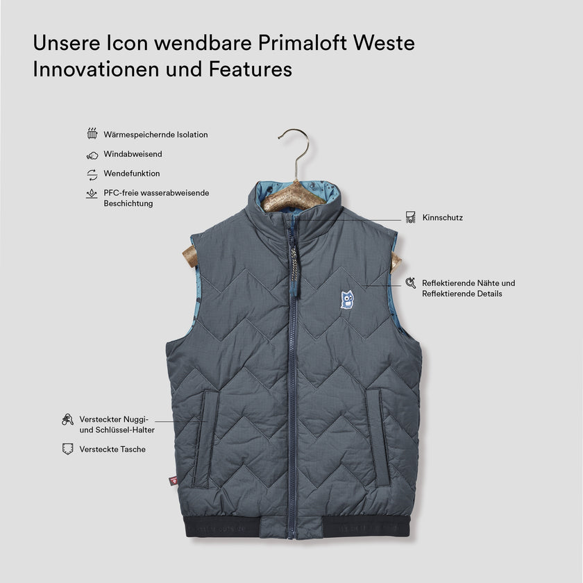 Icon wendbare PrimaLoft Weste 